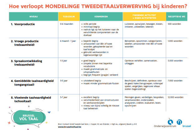 Schema Taalverwerving